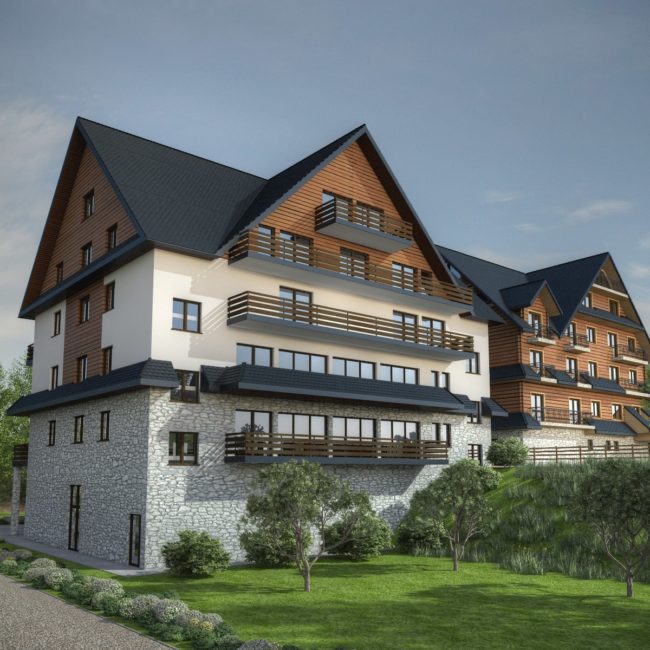 Projekt nowoczesnego lokalu usługowego